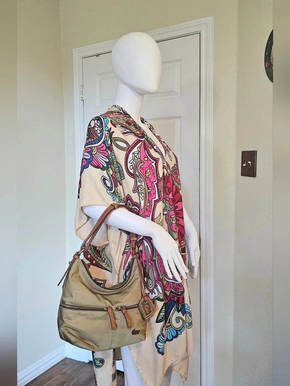 Dooney & Bourke Olive Hobo Bag - Vintage